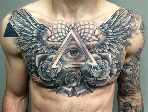 tatuajes en el pecho para hombres|Tatuajes de hombre en el pecho